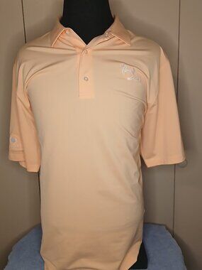 Foot Joy Men's 2XL Peach Golf Polo Shirt Embroidered Logo" (1030C3)